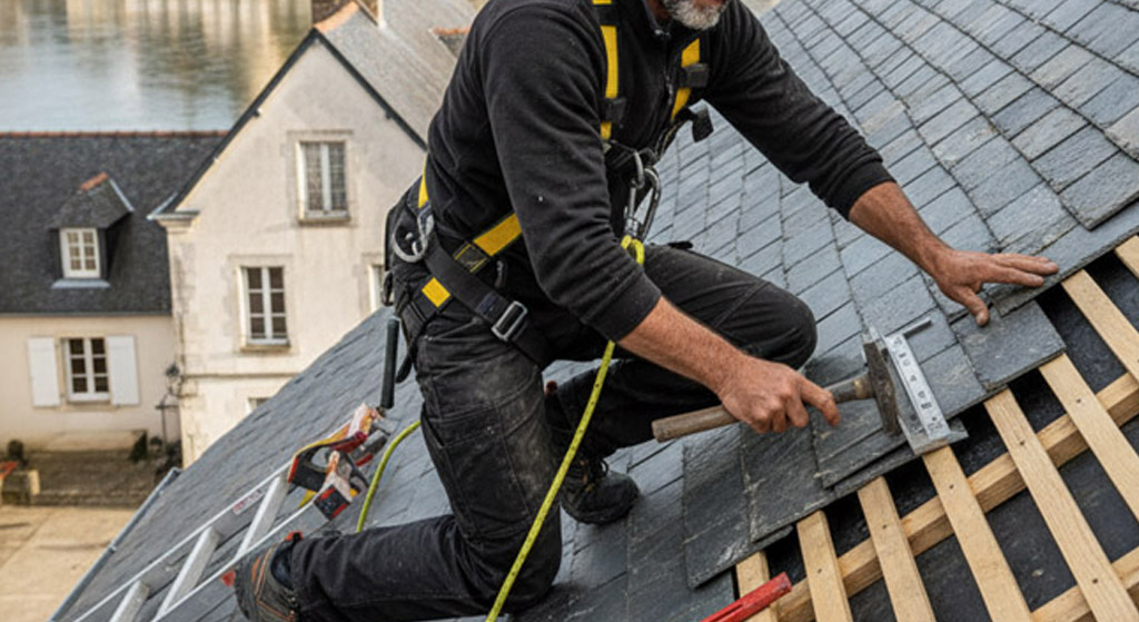 Rénovation d'une toiture à Commentry